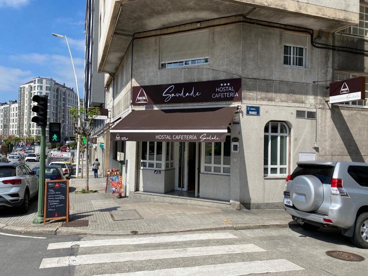 Saudade Hostal Cafeteria A Coruña Dış mekan fotoğraf
